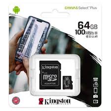 Micro SD 64gb Kingston Canvas