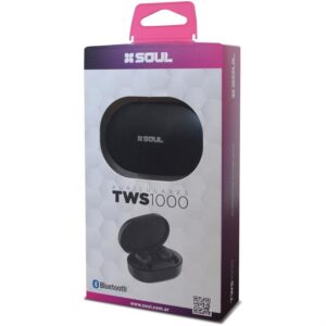 Auricular Inalambrico bluetooth Soul tws 1000 Negro
