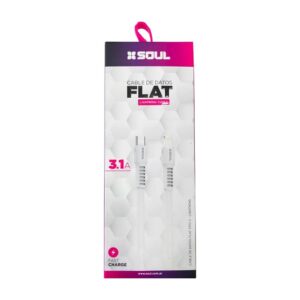 Cable Tipo C - Iphone Lightning Soul 3.1 1.2m Flat