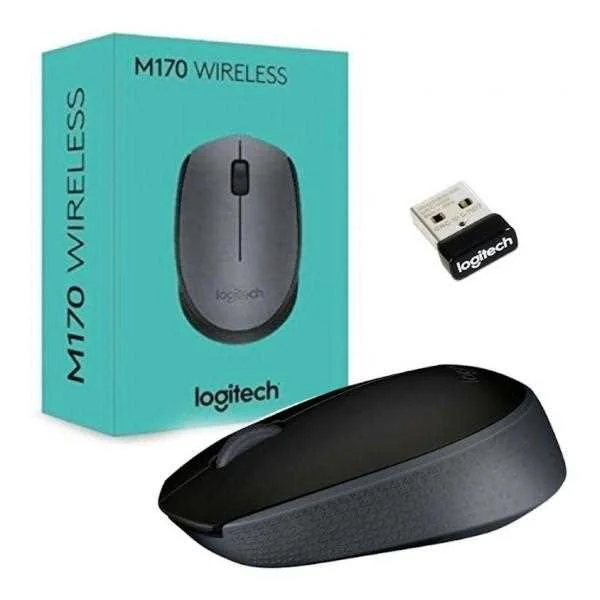 Mouse Logitech M 170 Negro Inalámbrico