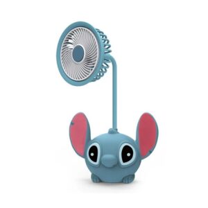 Mini Ventilador Stich Con Sacapuntas H02 - 026P7