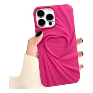 Funda Iphone 16 Pro Corazon y Brillos Fashion Only