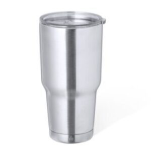 Vaso Termico Acero con Pajita