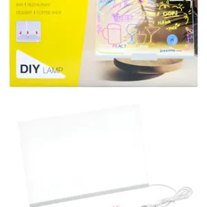 Pizarra Mágica Transparente 15x15cm DIY LAMP